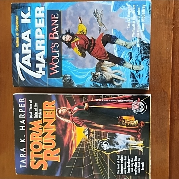 Wolfwalker Series Fantasy Adventure Sword Fights Telepathy Wolves Tara K Harper - Picture 4 of 9